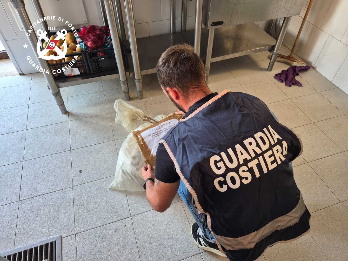 Crotone, Guardia Costiera: sequestrati 82 kg di pesce e sei ristoranti sanzionati -  Foto Uff. Stampa Capitaneria di Porto Crotone