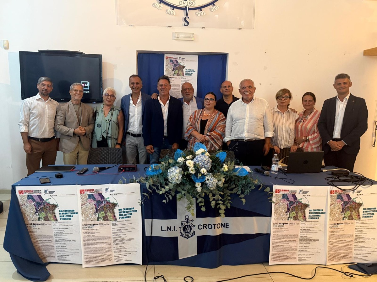 Crotone, nuovo waterfront e rilancio del porto: il Comune punta sul concorso di progettazione - Foto: Uff. Stampa Ordine degli Architetti Pianificatori Paesaggisti e Conservatori