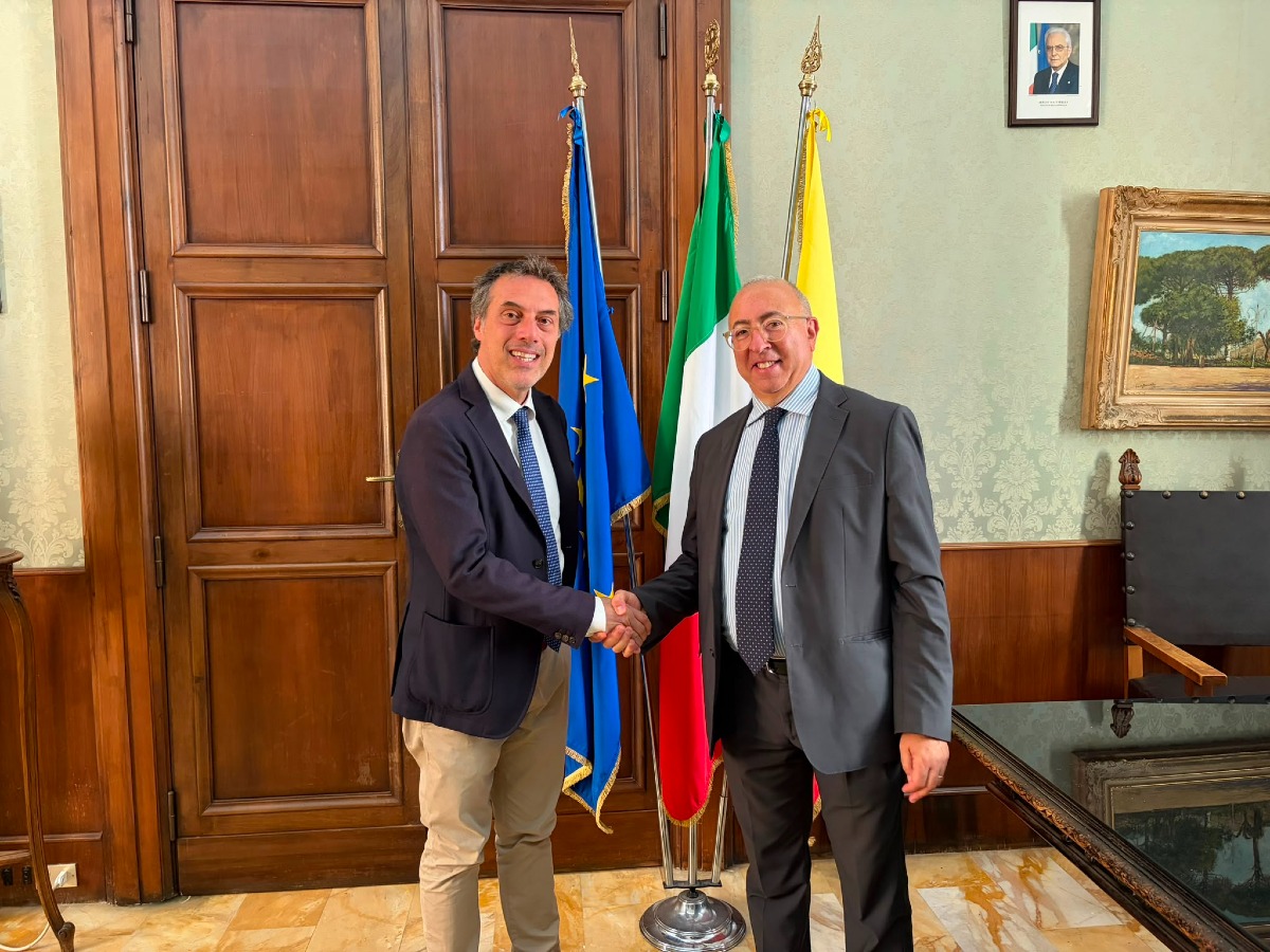 Catanzaro, visita istituzionale del neo prefetto, Clemente Di Nuzzo, a Palazzo De Nobili - Foto: Uff. Stampa Comune di cATA