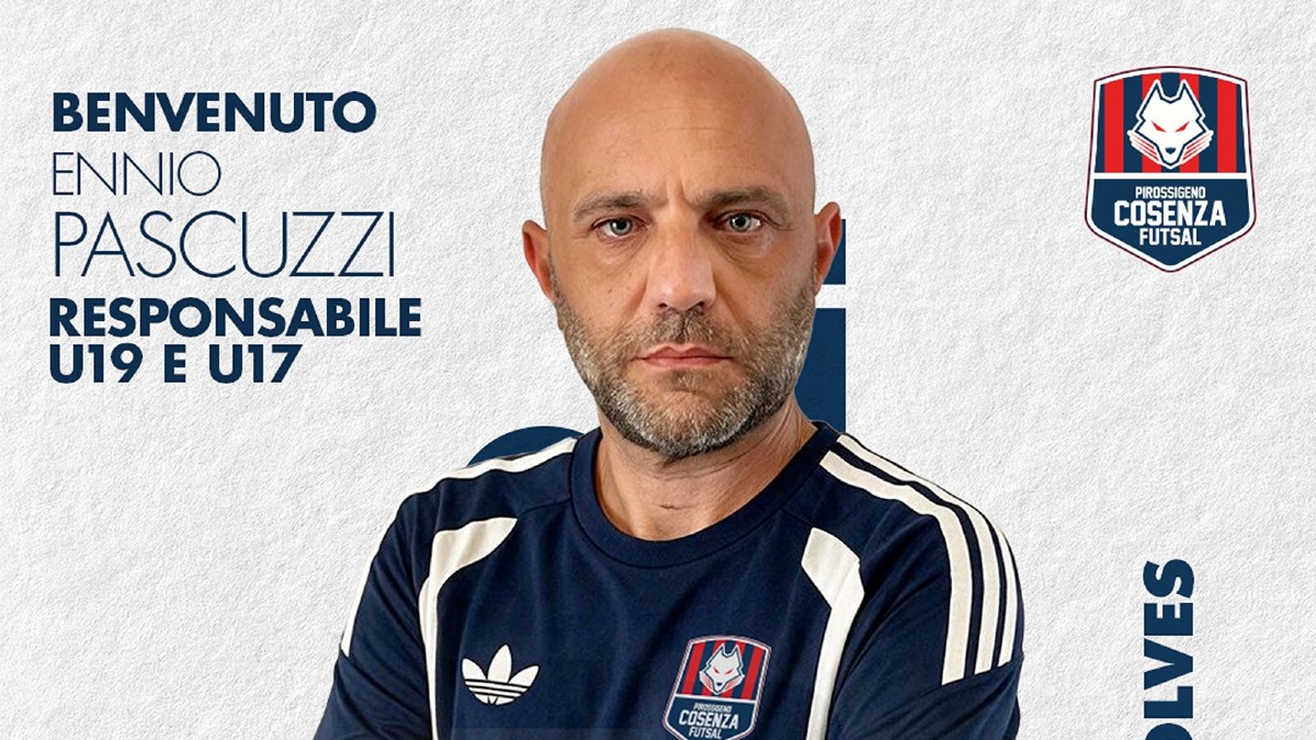 Calcio a 5 - Pirossigeno Cosenza, Ennio Pascuzzi guiderà Under 19 e Under 17 - Foto Uff. Stampa Pirossigeno Cosenza