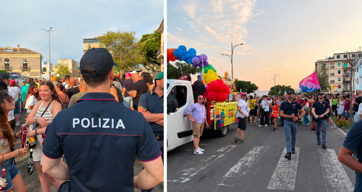 Primo Pride a Catanzaro, sicurezza e ordine pubblico al centro della manifestazione -  Foto Uff. Stampa Polizia di stato