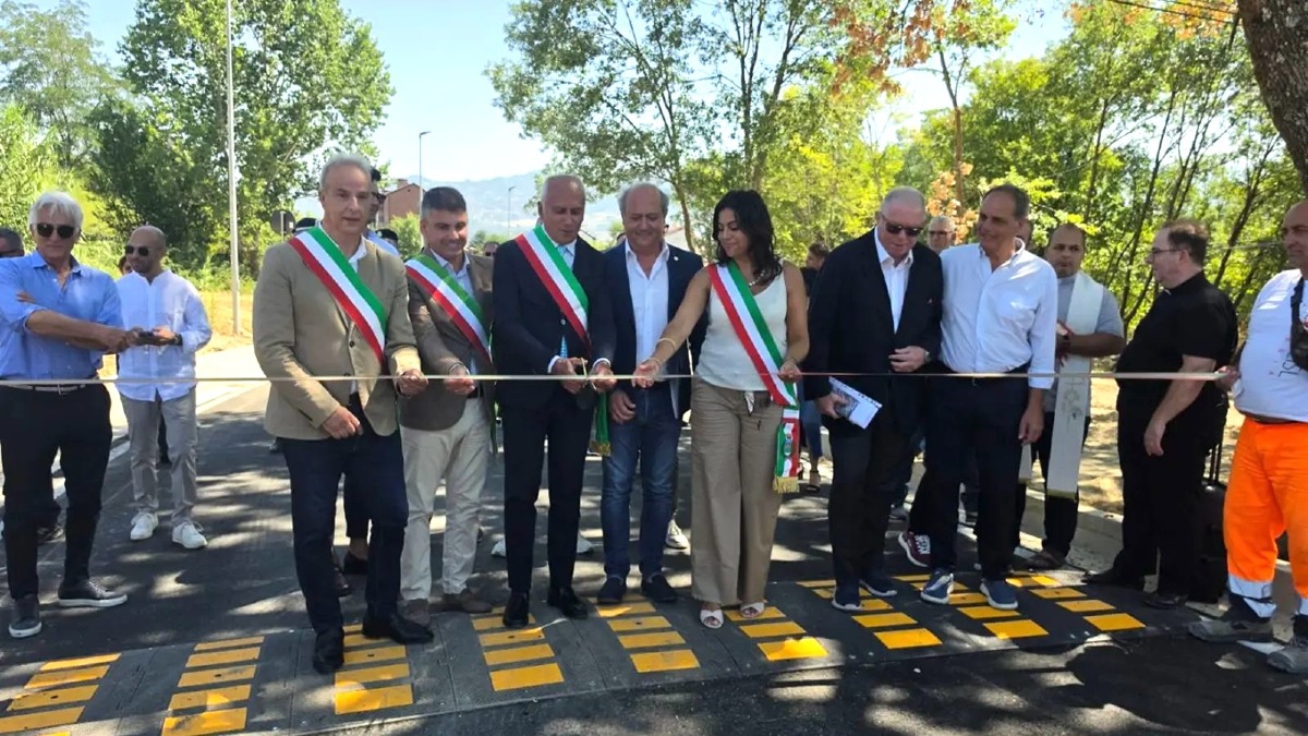Cosenza, inaugurata la nuova arteria tra Serra Spiga e le Serre cosentine -  Foto Uff Stampa Comune di Cosenza 