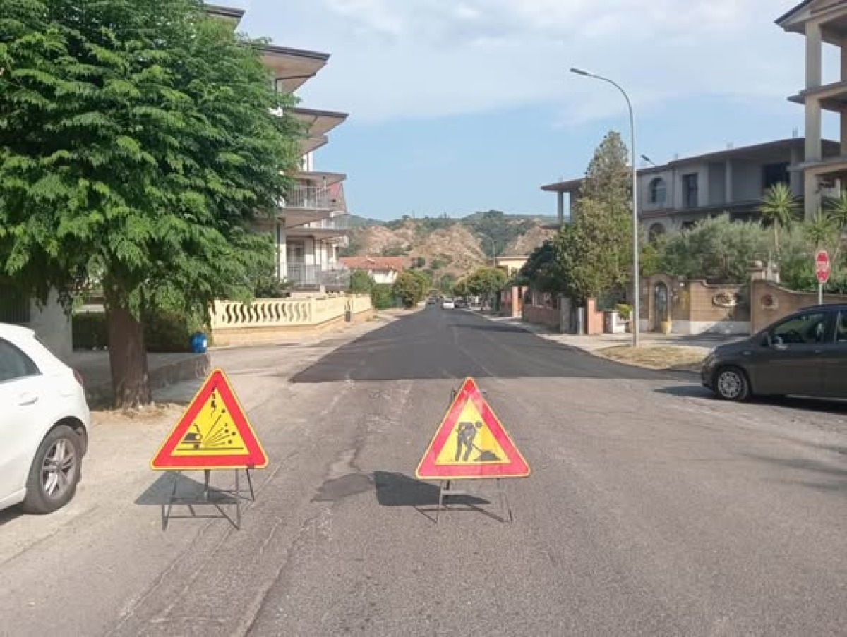 Provincia di Crotone, in fase di ultimazione i lavori sulla SP 58 - Foto: Uff. Stampa Provincia di Crotone