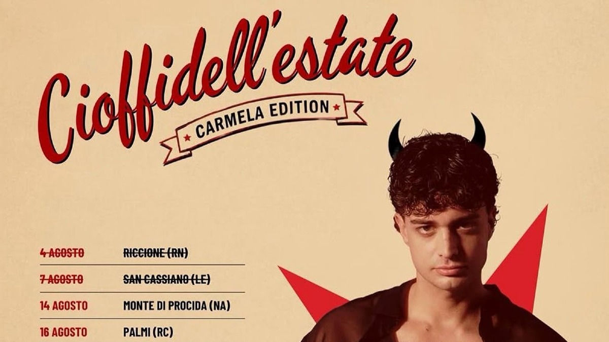 Cioffi, da domani riparte il tour estivo in tutta Italia - Foto Locandina Ufficiale 