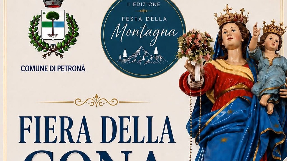 Petronà, la Fiera della Cona torna con la Festa della Montagna e la tradizione - Foto Locandina Ufficiale comune di Petronà