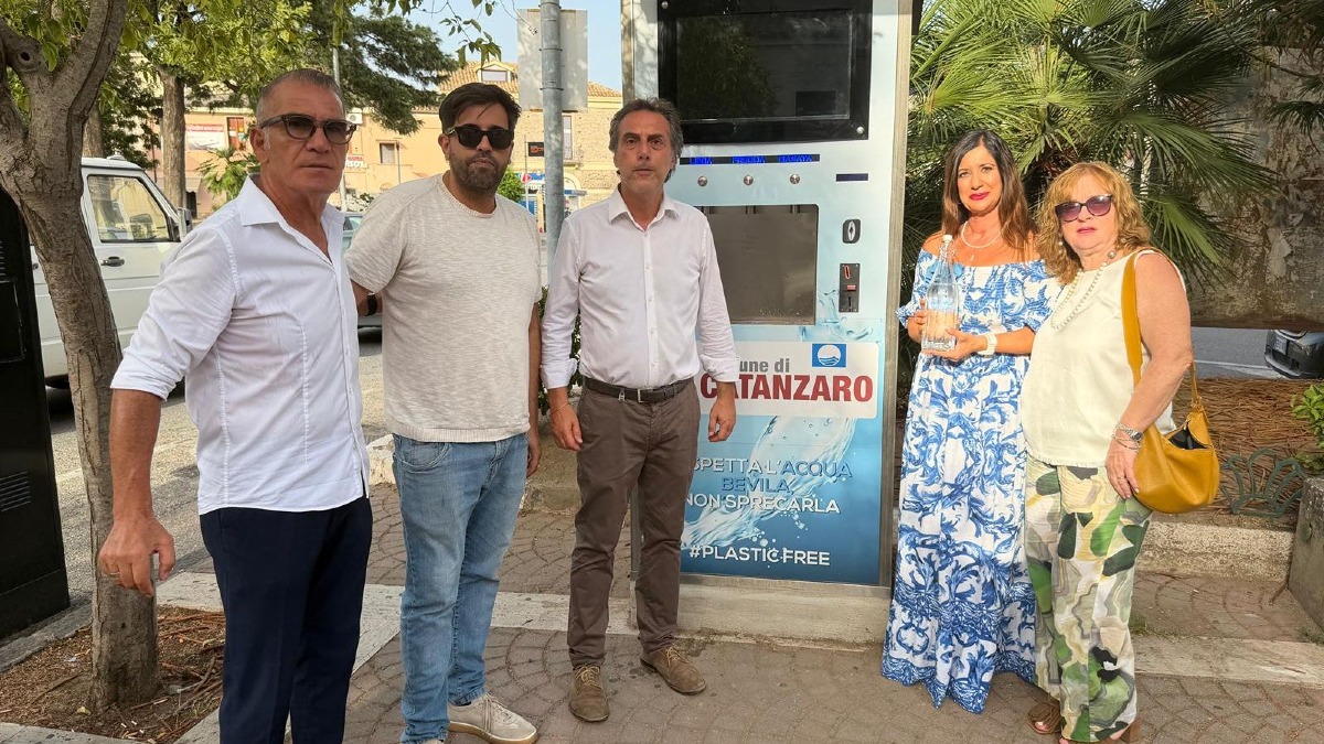 Catanzaro, inaugurata la prima “Casa dell’Acqua”  - Foto Uff. stampa comune di catanzaro
