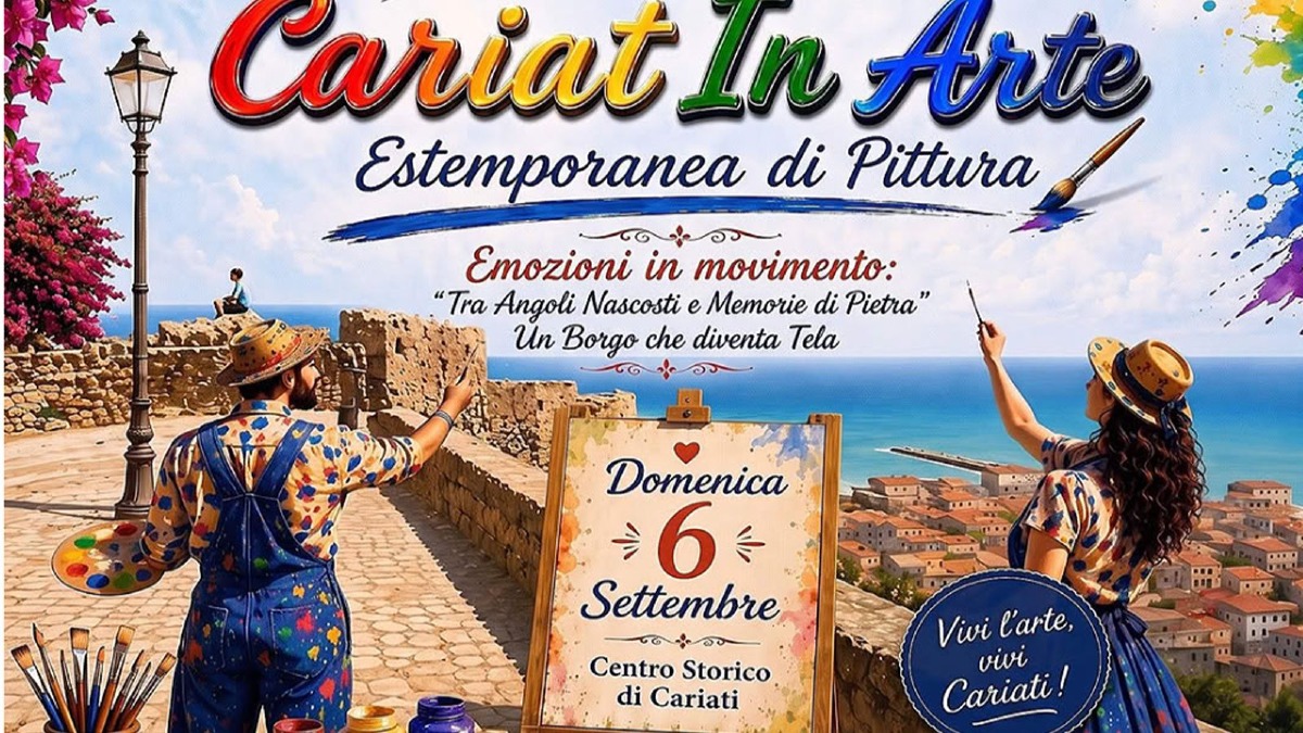 Cariati In Arte, il centro storico diventa una tela a cielo aperto per la VII edizione - Foto Locandina Ufficiale 