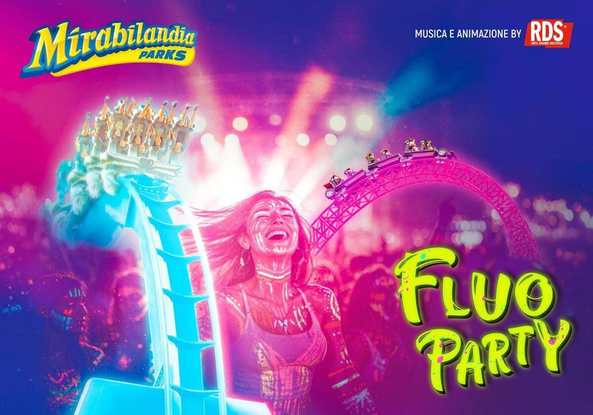 Mirabilandia si accende col 'Fluo Parti' insieme a Rds, per vivere la notte più luminosa dell'estate - 