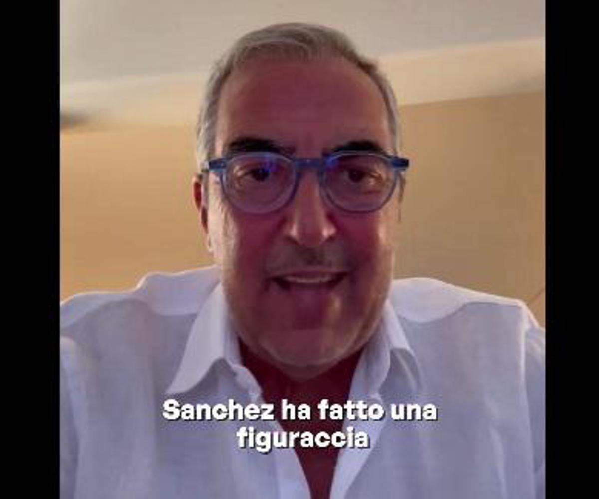 Gasparri: "Crisi migratoria e Sanchez se ne va in vacanza, gli suggeriamo noi la playlist" - Video - 