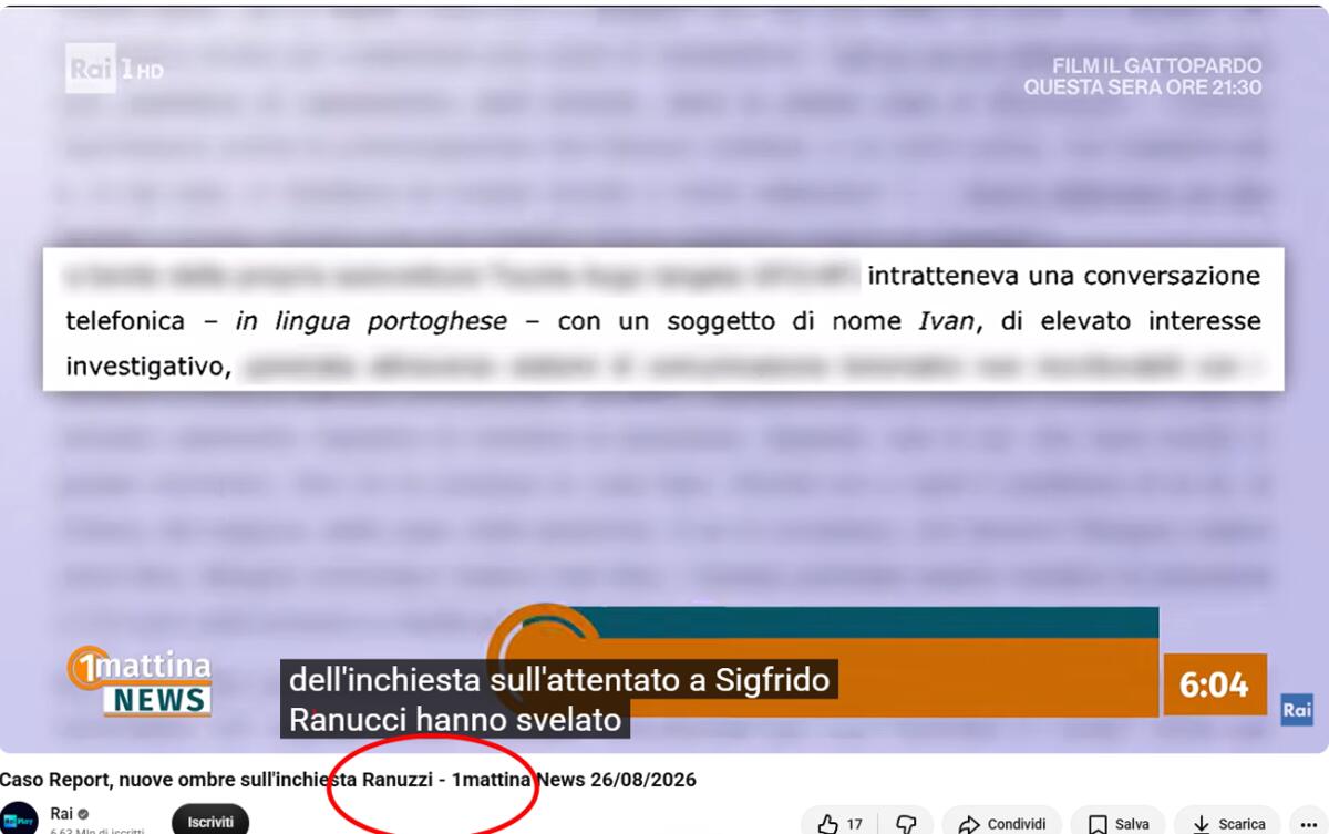 Ranucci diventa Ranuzzi sul canale Youtube di RaiPlay: si scatena l'ironia del web - 
