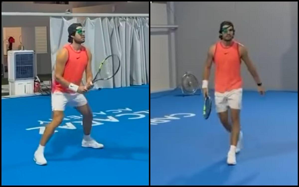 Alcaraz e... quel 'cono' sull'occhio: ecco perché allenarsi bendati migliora le performance - 