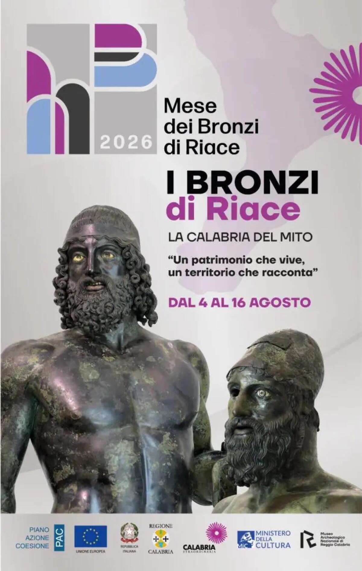 Al via il ‘Mese dei Bronzi di Riace’, Calabrese “Un’offerta integrata di promozione culturale e turistica” - 