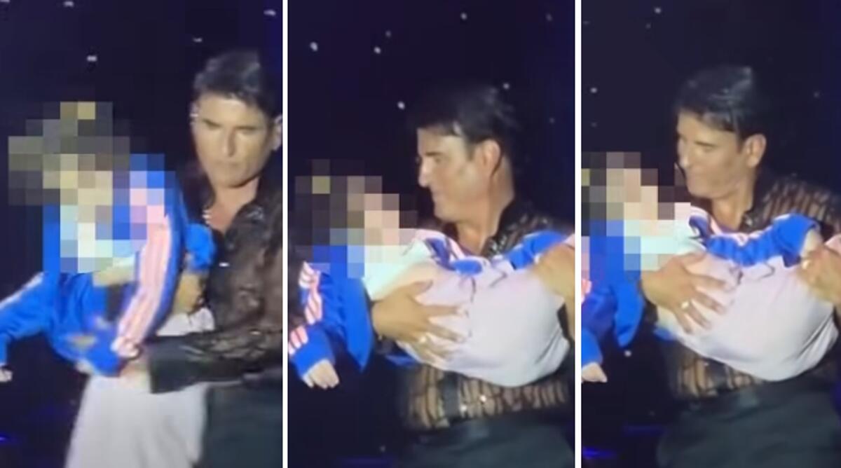 Sal Da Vinci nella bufera, abbraccia e bacia una bambina disabile durante il concerto: è polemica - 