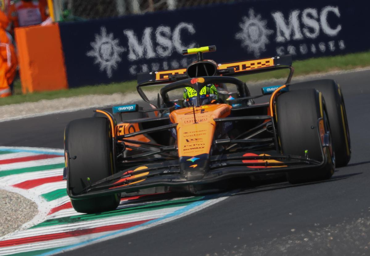 Gp Olanda, Norris in pole davanti a Russell e Antonelli, Ferrari in terza fila - 