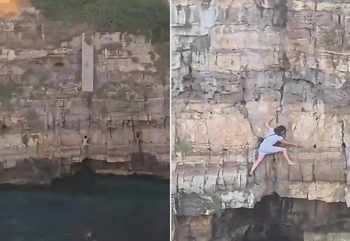 Paura a Polignano a Mare, turista resta bloccata sulla scogliera di Lama Monachile: voleva fare una foto - Video - 