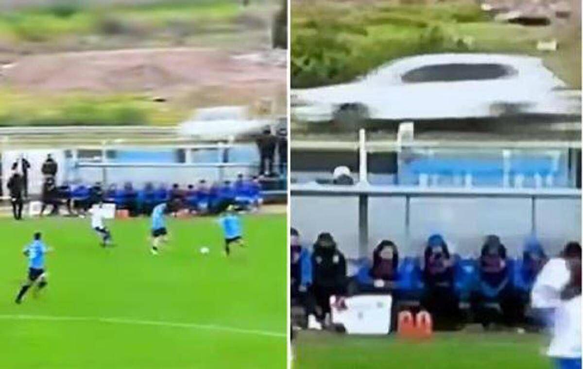 Fallo laterale, palla in autostrada e incidente: lo show del calcio in Uruguay - Video - 