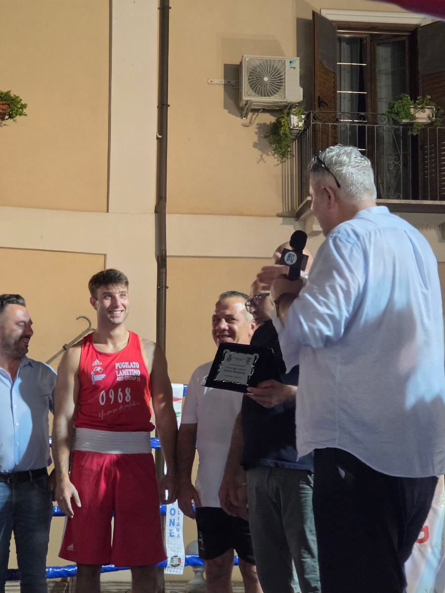 Nocera Boxe Night Francesco Vescio - Foto Uff. Stampa Ghost press 2.08.2026