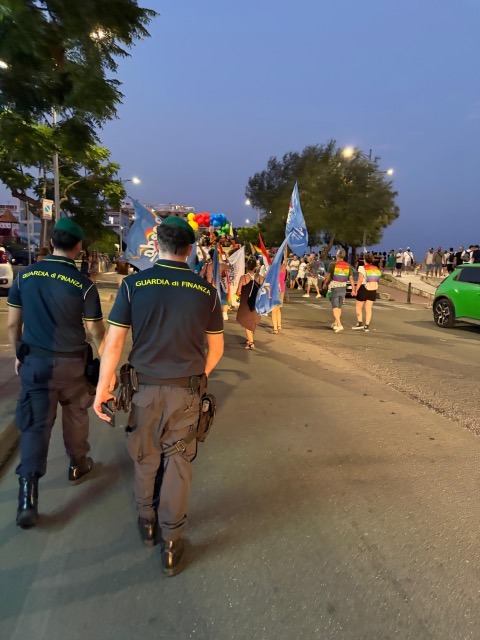 Pride Catanzaro 8.08.2026 - Foto Uff. Stampa Polizia di stato 9.08.2026
