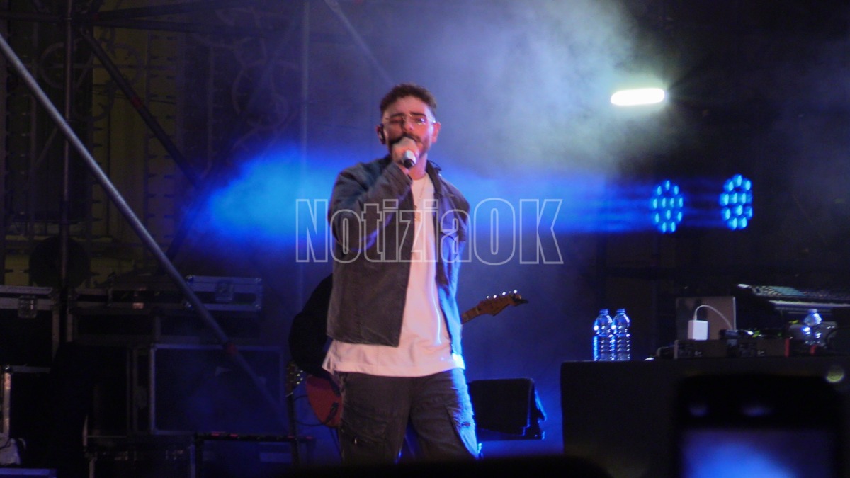 Rocco Hunt in concerto a Spezzano della Sila - Foto: Redazione 