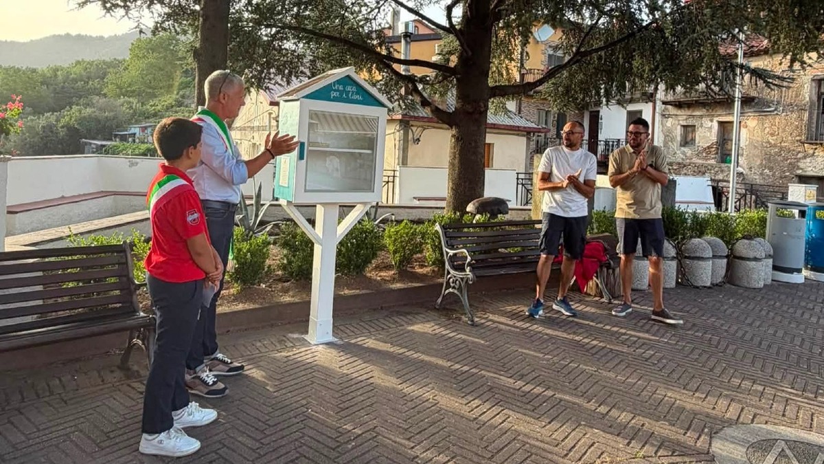 Fossato, inaugurata la “Casa dei Libri” in piazza Regina Elena - Foto Uff. Stampa Comune di Fossato Serralta