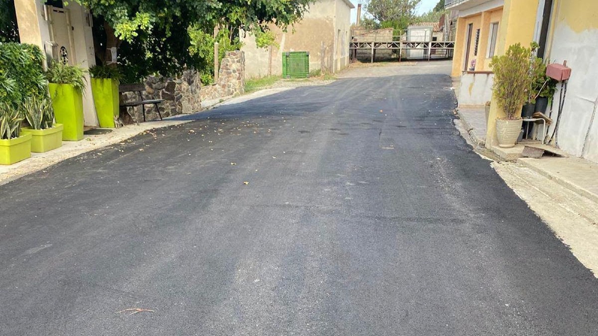 Maida, completata la bitumazione a Balzano: nuovi interventi in programma - foto uff. stampa Comune di Maida 
