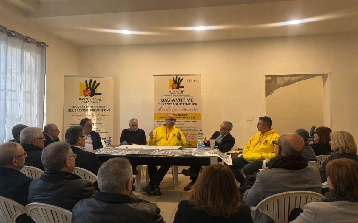 SS106, via libera all’iter per le rotatorie nella Zona Industriale di Corigliano-Rossano - Foto: Uff. Stampa Associazione Basta Vittime 106