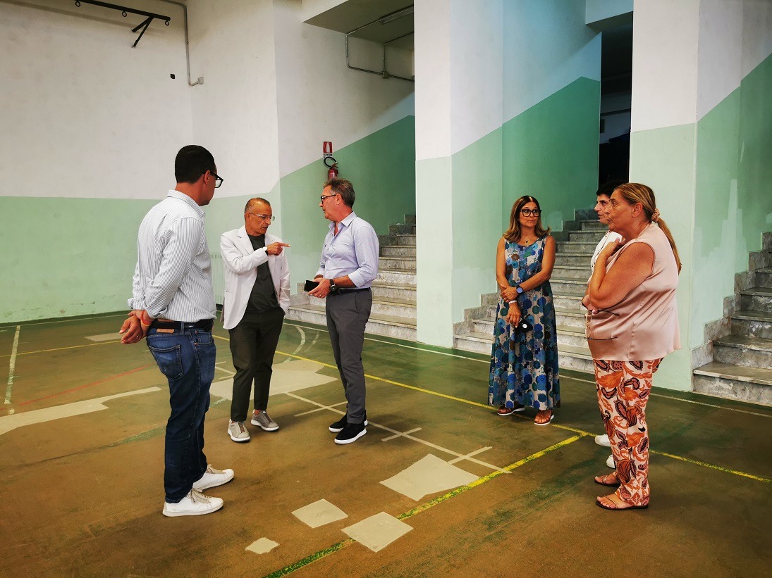 Liceo Galilei di Lamezia, sopralluogo della Provincia per affrontare le criticità della struttura - Foto: Uff. Stampa Comune di Lamezia Terme