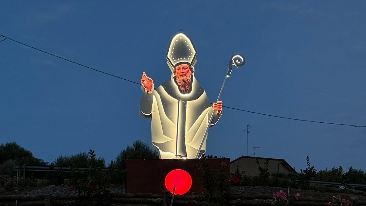 Buonvicino, oggi la benedizione della nuova statua di San Ciriaco Abate - Foto Uff. Stampa Comune di Buonvicino 