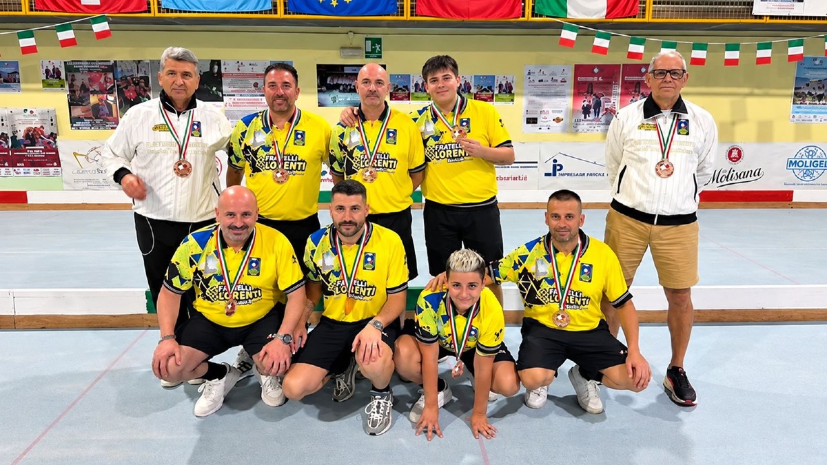 Bocciofila Città di Crotone, festa grande: Serie B conquistata e bronzo tricolore - Foto Uff. Stampa Bocciofila Città di Crotone