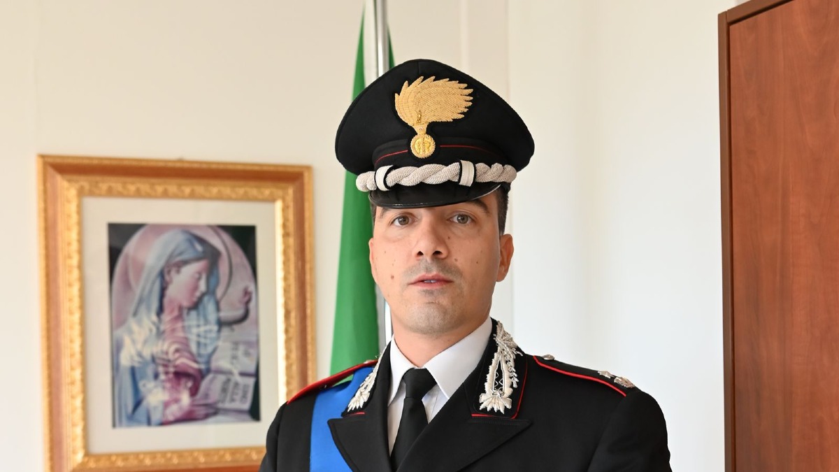 Piergiorgio Cataldo alla guida della Compagnia Carabinieri di Catanzaro - Foto Uff. Stampa Carabinieri Catanzaro