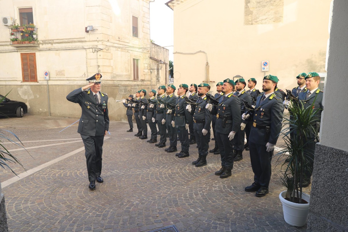 Guardia di Finanza, il Generale Mattana in visita ai Reparti calabresi - Foto Uff. Stampa Guardia di finanza