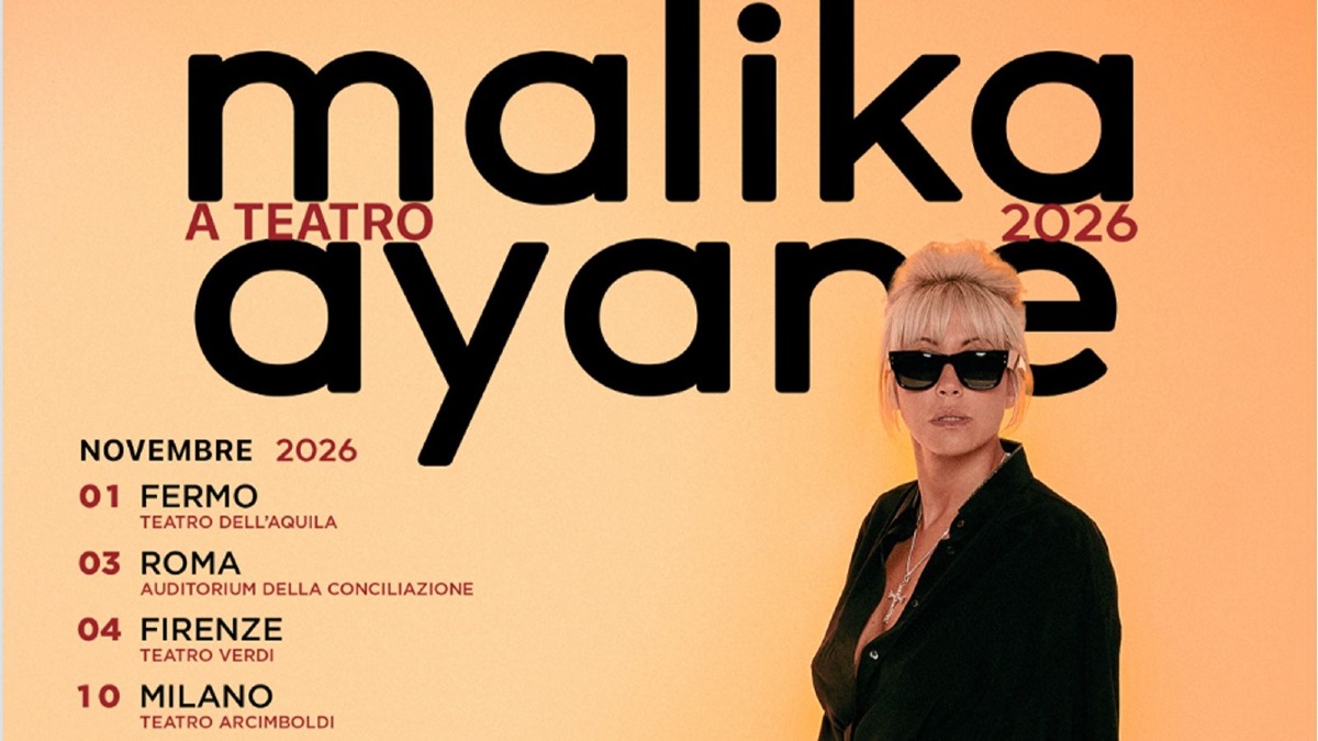 Malika Ayane torna a teatro: al via il tour 2026 - Foto Locandina Ufficiale 