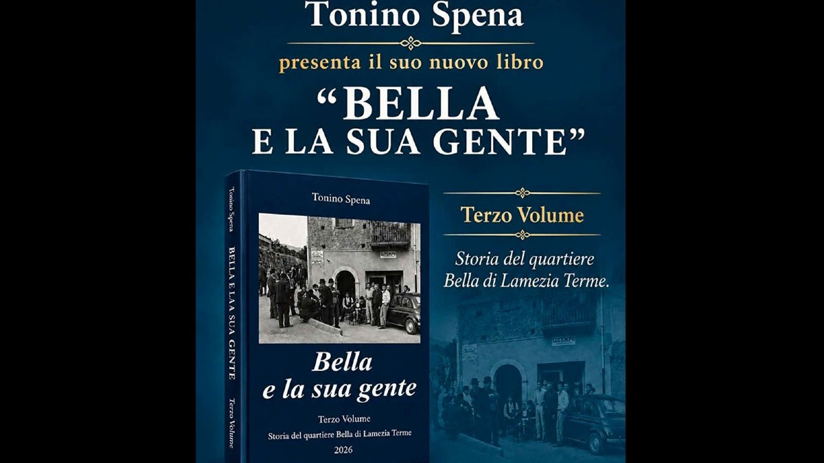 Lamezia - Tonino Spena presenta il terzo volume di “Bella e la sua gente” - Foto Locandina Ufficiale 