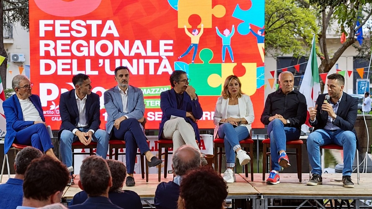 Stasi alla Festa dell’Unità: «Dopo il PNRR, ai Comuni i fondi bloccati da decenni» - Foto Uff. Stampa Comune di Corigliano-Rossano