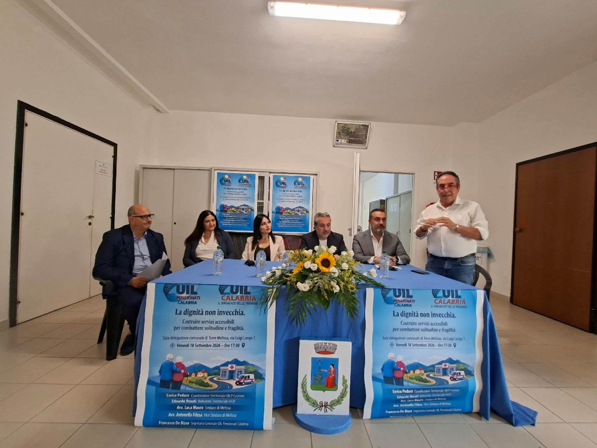 Senese (UIL Calabria) su pensionati: "Serve presenza, vicinanza, impegno quotidiano" - Foto: Uff. Stampa UIL Calabria 