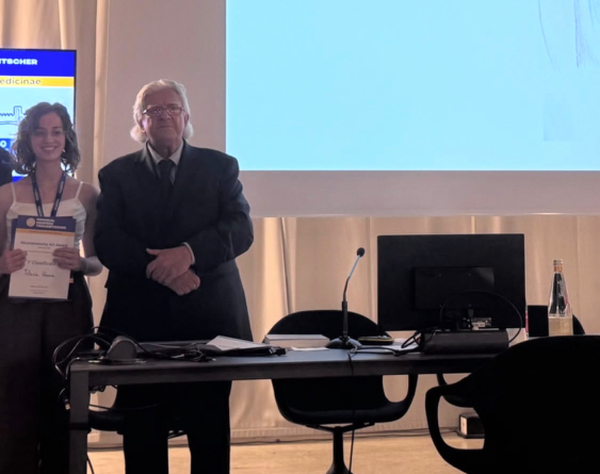 Catanzaro, Ilaria Rania conquista il primo premio al Neuroanatomy Art Award 2026 - Foto: Uff. Stampa U.M.G.