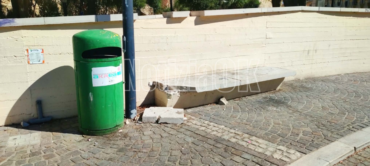 Crotone, Orto Tellini: l’area riqualificata torna nel mirino del degrado - Foto: Redazione 