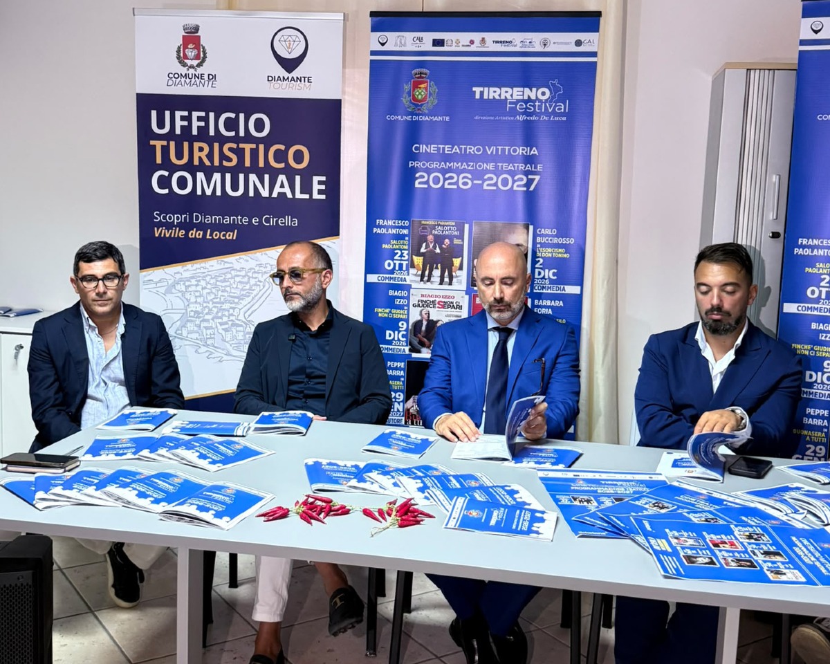 Presentato a Diamante il Tirreno Festival 2026-2027 - Foto: Uff. Stampa Comune di Diamante
