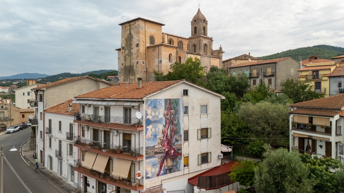 Gulìa Urbana, nuovi interventi artistici trasformano Rogliano - Foto Uff Stampa Gulia Urbana