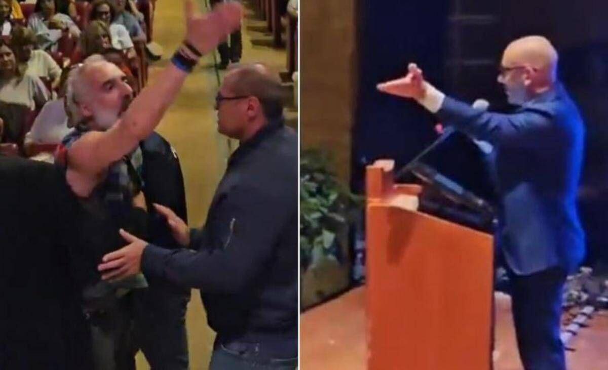 Matteo Bassetti sfida il contestatore di Futuro Nazionale: "Scienziati liberi, nessun partito può zittirci" - Video - 