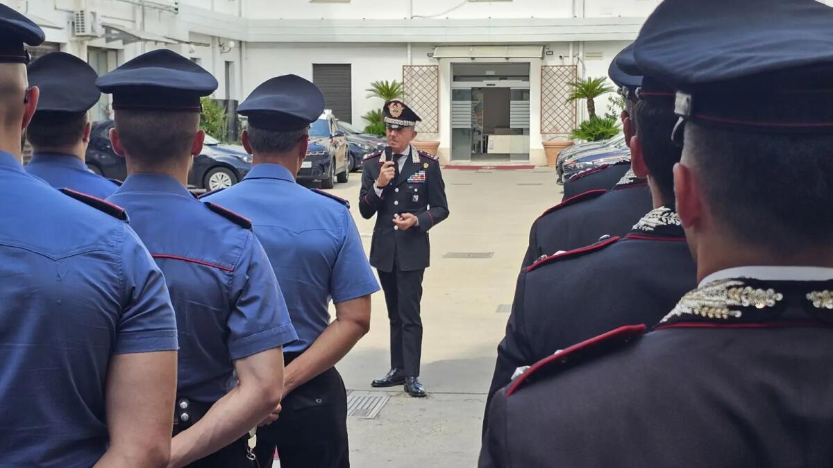 Carabinieri, il Generale Sciuto in visita al Comando provinciale di Reggio Calabria per il saluto di commiato - 