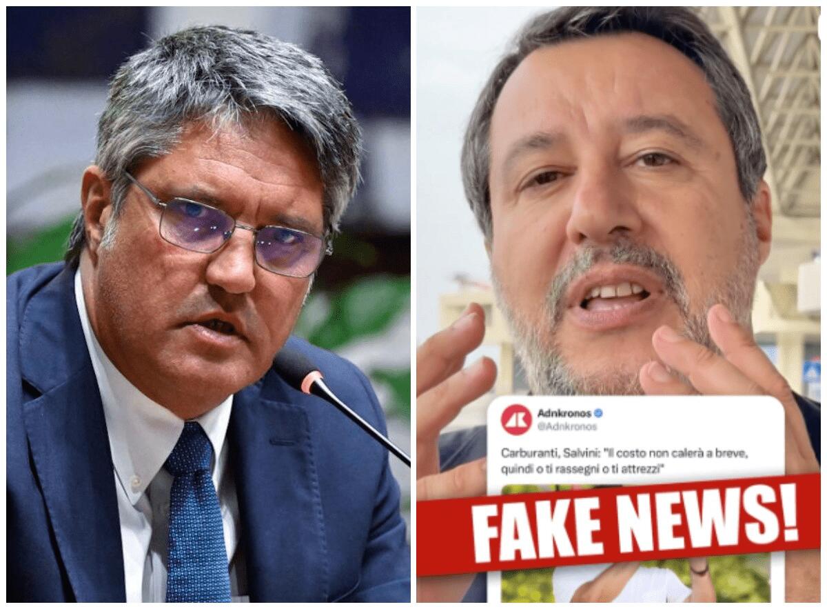 Desario risponde alle accuse di Salvini: "Nessuna fake news sui carburanti, l'Adnkronos fa informazione corretta" - 
