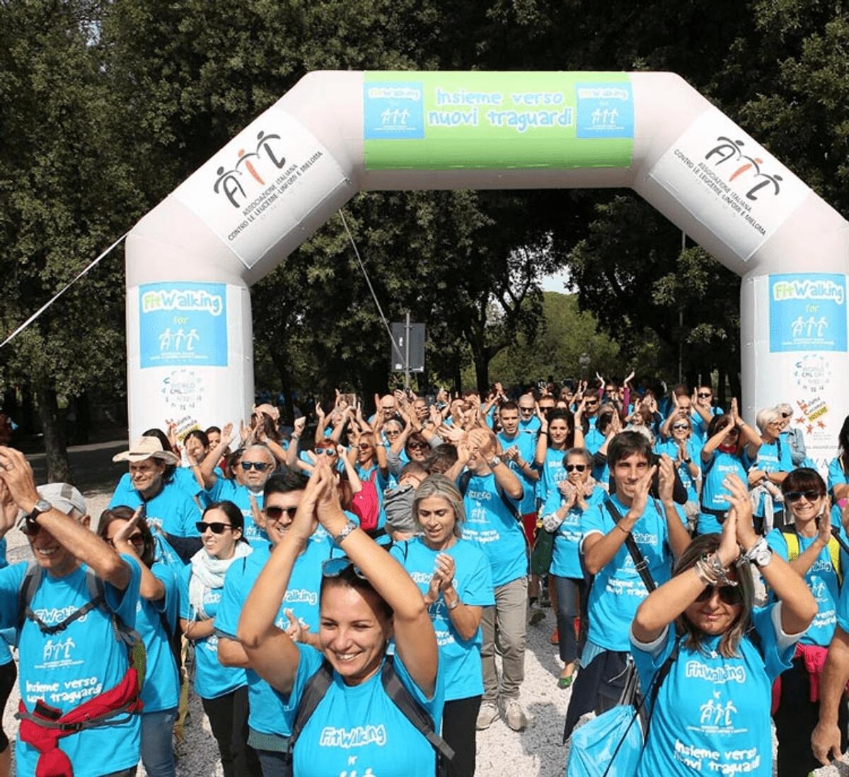 Fitwalking for Ail, camminata solidale a sostegno di pazienti con tumori del sangue - 