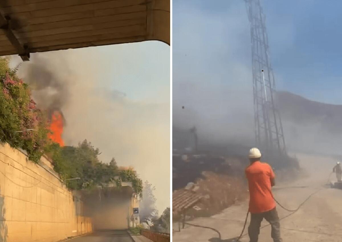 Paura a Taormina per un vasto incendio: le fiamme raggiungono il centro abitato. Il sindaco: "La città brucia" - 