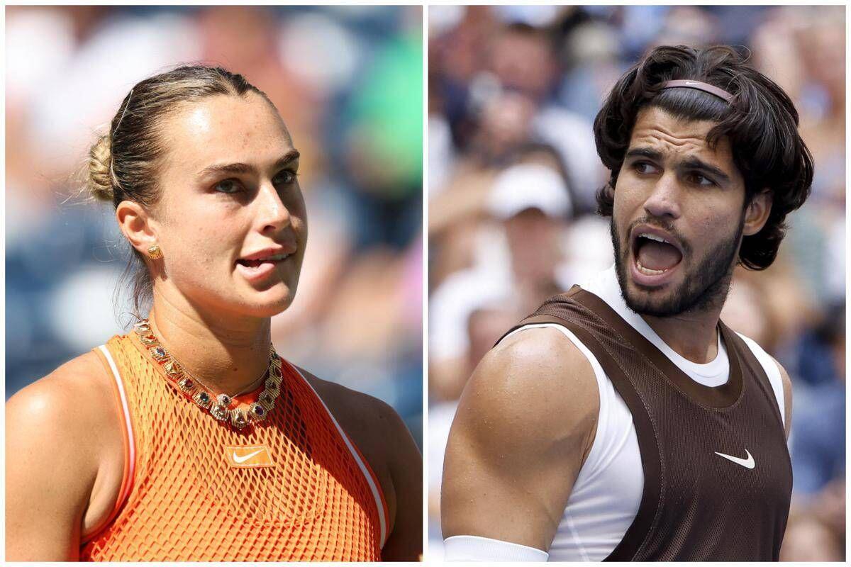US Open, Sabalenka ad Alcaraz: "Sono gelosa... dei tuoi capelli" - Video - 