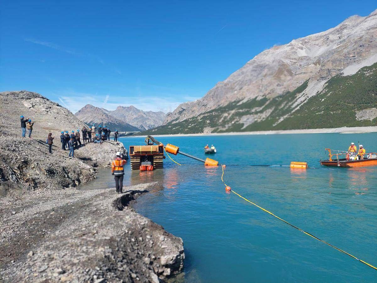 A2a presenta il 'progetto Teti', in Valtellina la prima tecnologia subacquea in italia per la gestione dei sedimenti negli invasi idroelettrici - 