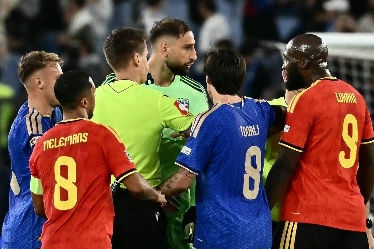 Italia-Belgio 0-2, rissa tra Donnarumma e Lukaku al fischio finale: cos'è successo - 