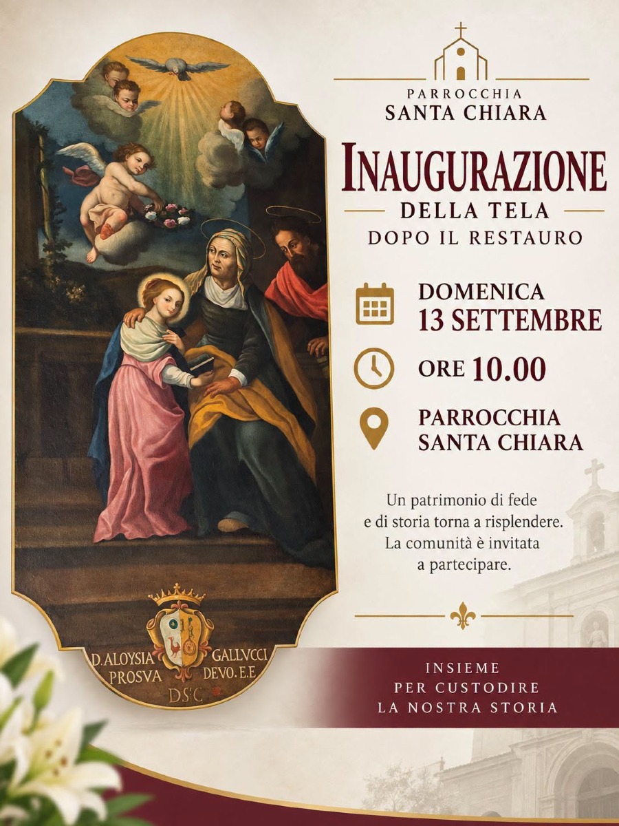 Inaugurazione della Tela - Foto Uff Stampa IIW Club di Crotone 6.09.2026