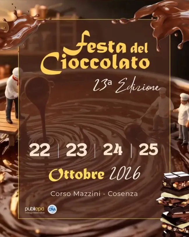 Festa del cioccolato Rende foto locandina ufficiale 