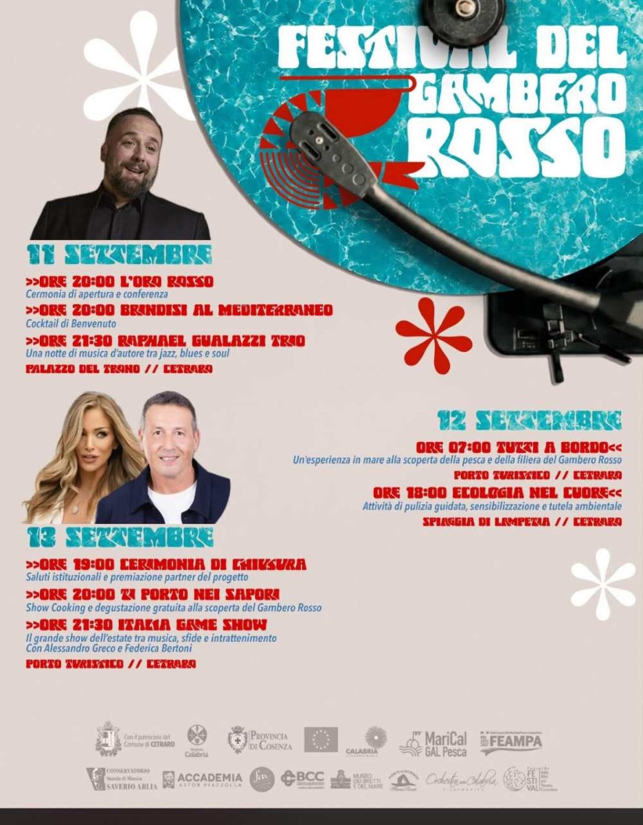 Festival del gambero rosso Locandina Ufficiale 